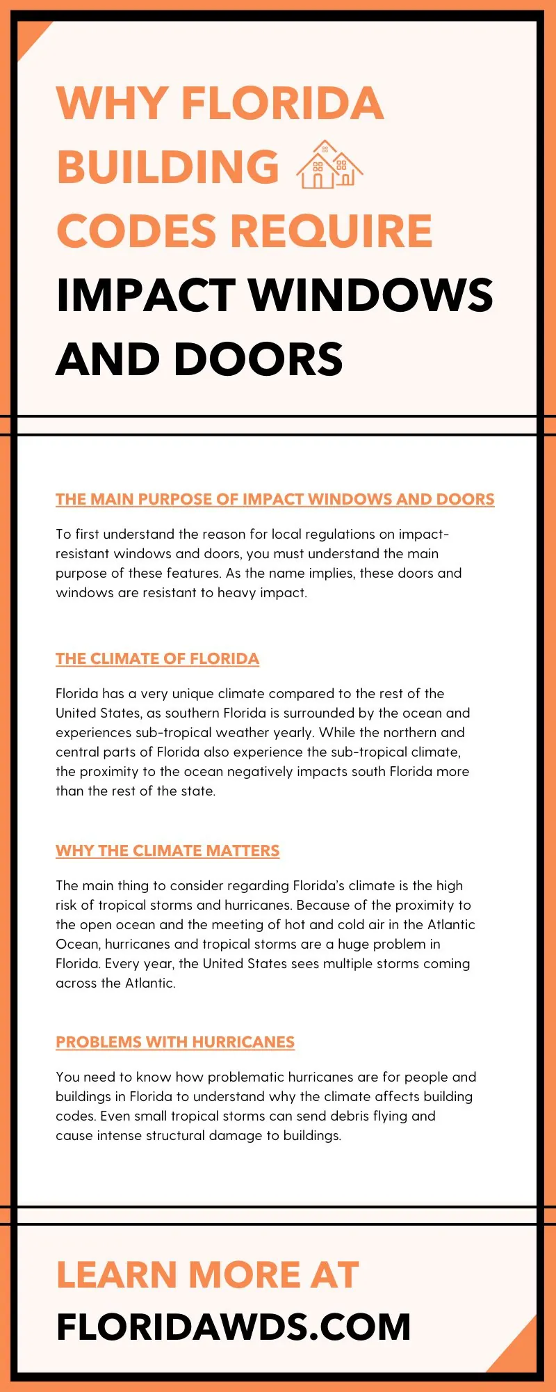 Why Florida Building Codes Require Impact Windows and Doors